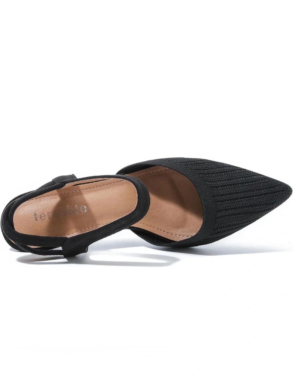 Pointed toe kitten heel pumps